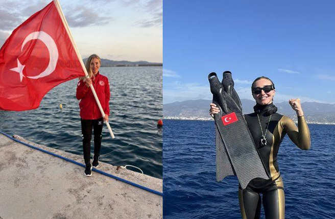 Şahika Ercümen'den Kaş'ta çifte şampiyonluk