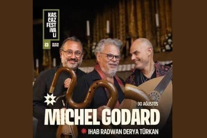Kaş Caz Festivali’nde Doğu ile Batı’nın Büyüleyici Buluşması: Derya Türkan, Michel Godard ve Ihab Radwan’dan Müzik Ziyafeti